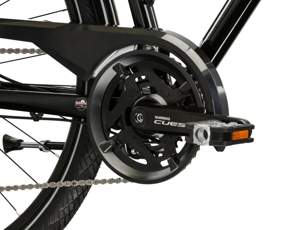 Rower trekkingowy damski Kross Trans 7.0 28" L(19") 20 biegów czarny/różowy 5/7
