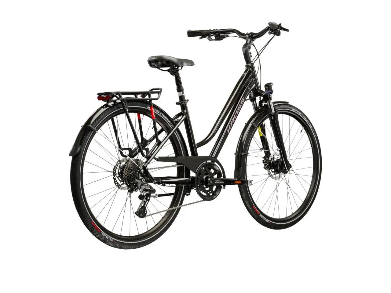 Rower trekkingowy damski Kross Trans 7.0 28" L(19") 20 biegów czarny/różowy 3/7