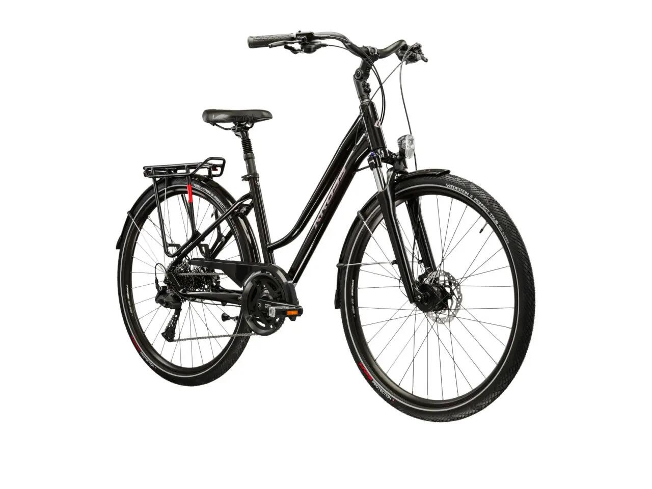Rower trekkingowy damski Kross Trans 7.0 28" L(19") 20 biegów czarny/różowy 2/7