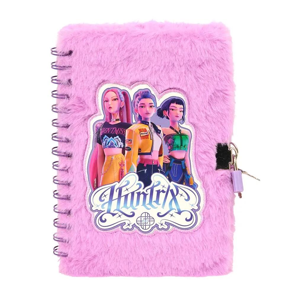 Diario con Lucchetto K-Pop Demon Hunters e Penna Multicolore 2 Pezzi 5/7