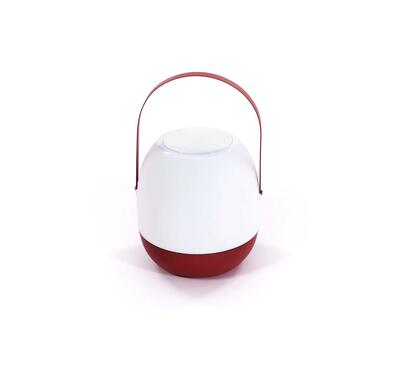 Cosy lamp speaker 10w rood rond oplaadbaar - human comfort pintac