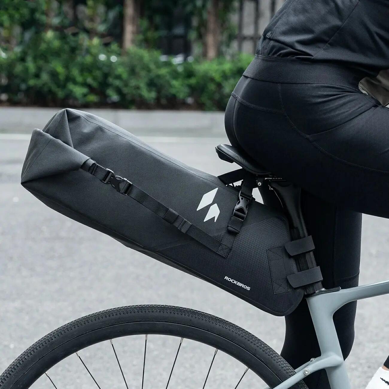 Borsa sottosella impermeabile da 13L per bicicletta 4/6