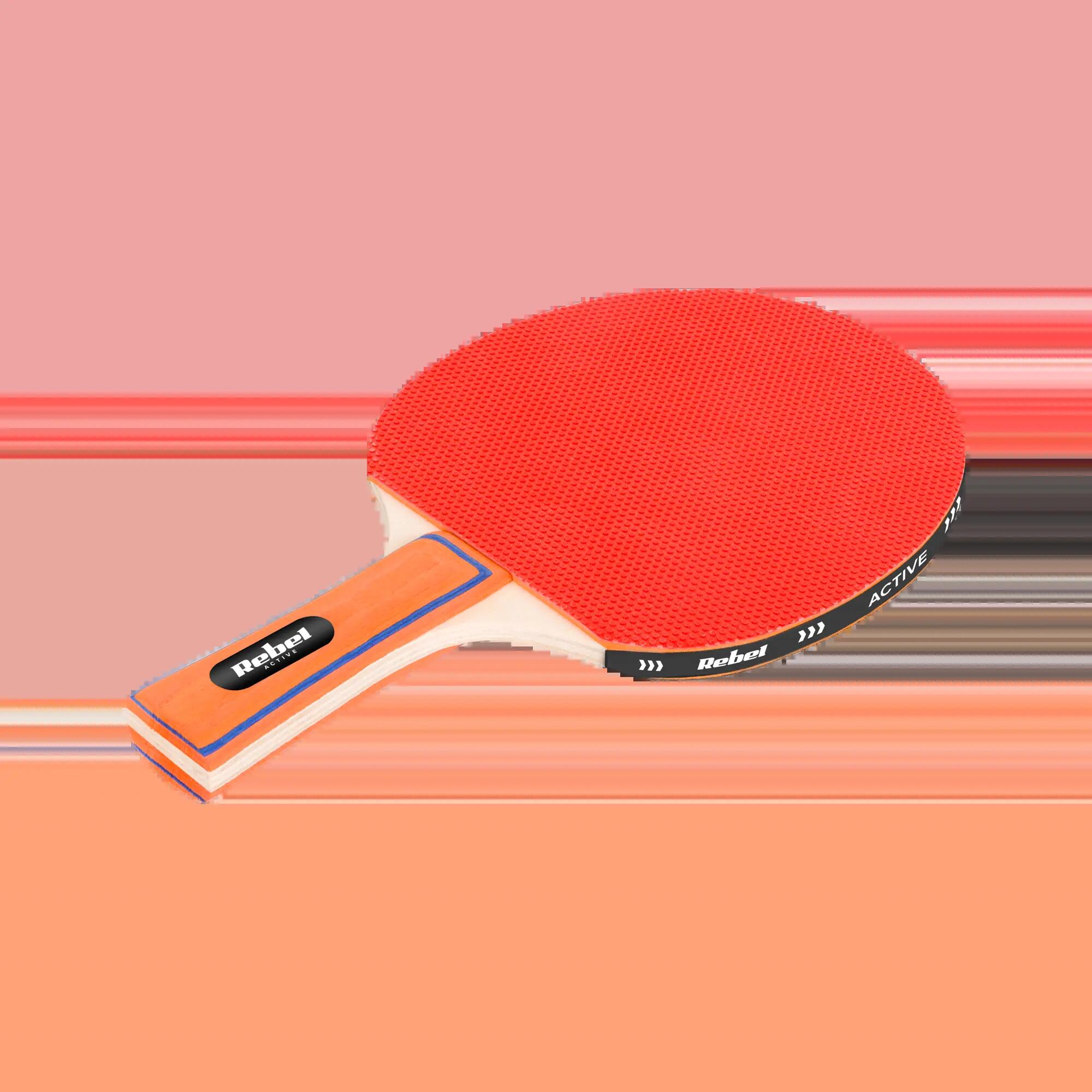 Zestaw rakietek do tenisa stołowego ping ponga z siatką REBEL ACTIVE 4/7