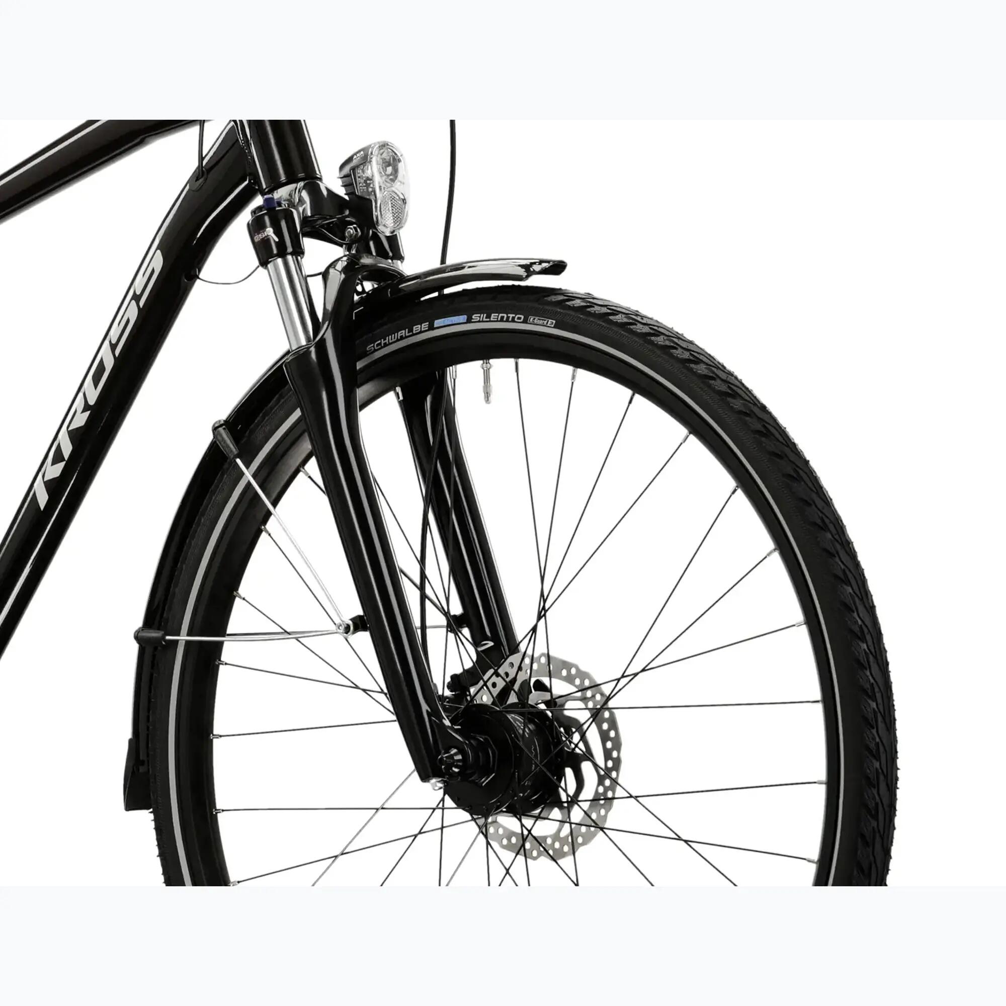 Rower trekkingowy Kross Trans 7.0 28" M(19") 20 biegów czarny/szary połysk 5/7