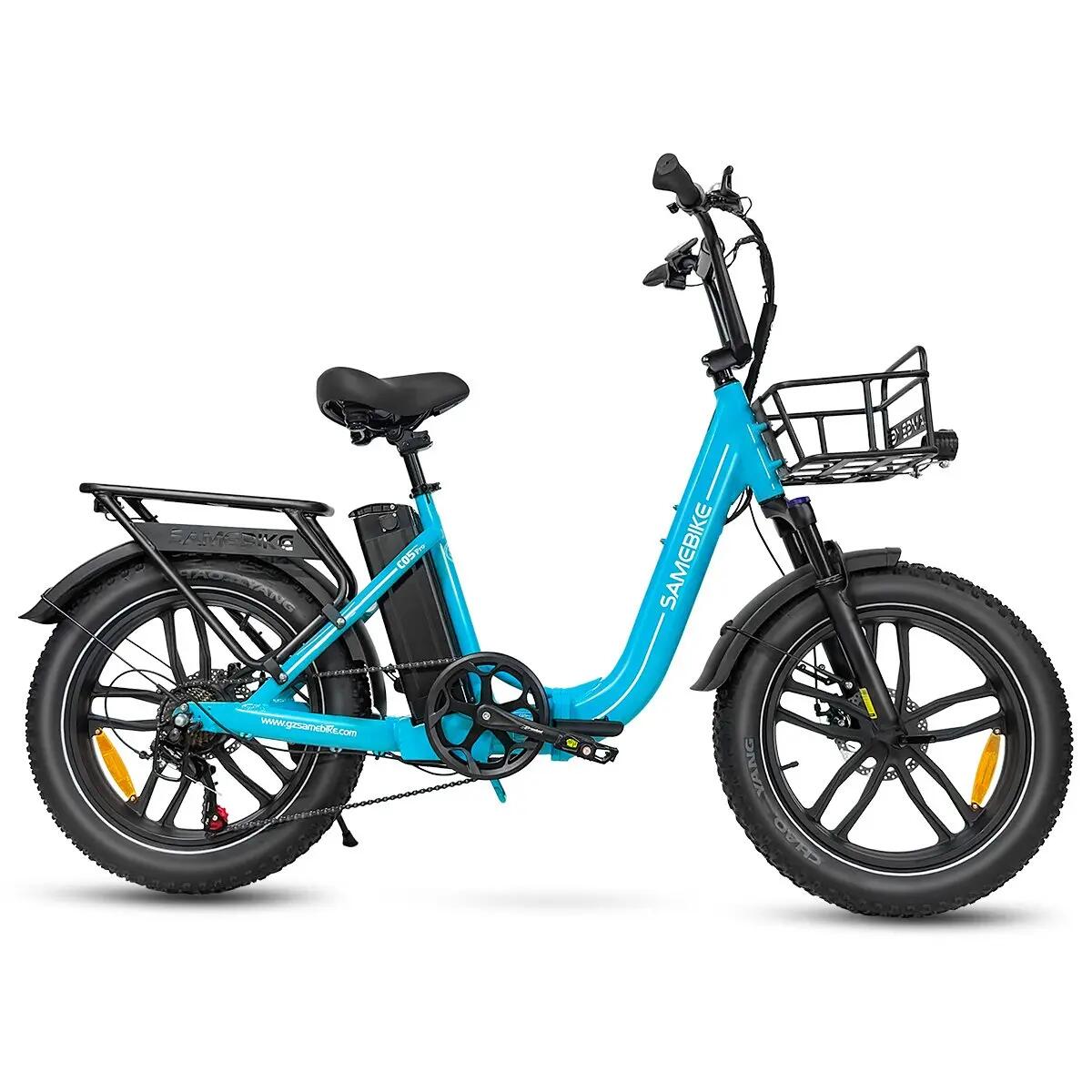 Bicicleta elétrica dobrável SAMEBIKE C05 Pro de 20 polegadas,bateria de 36V 13Ah 2/6
