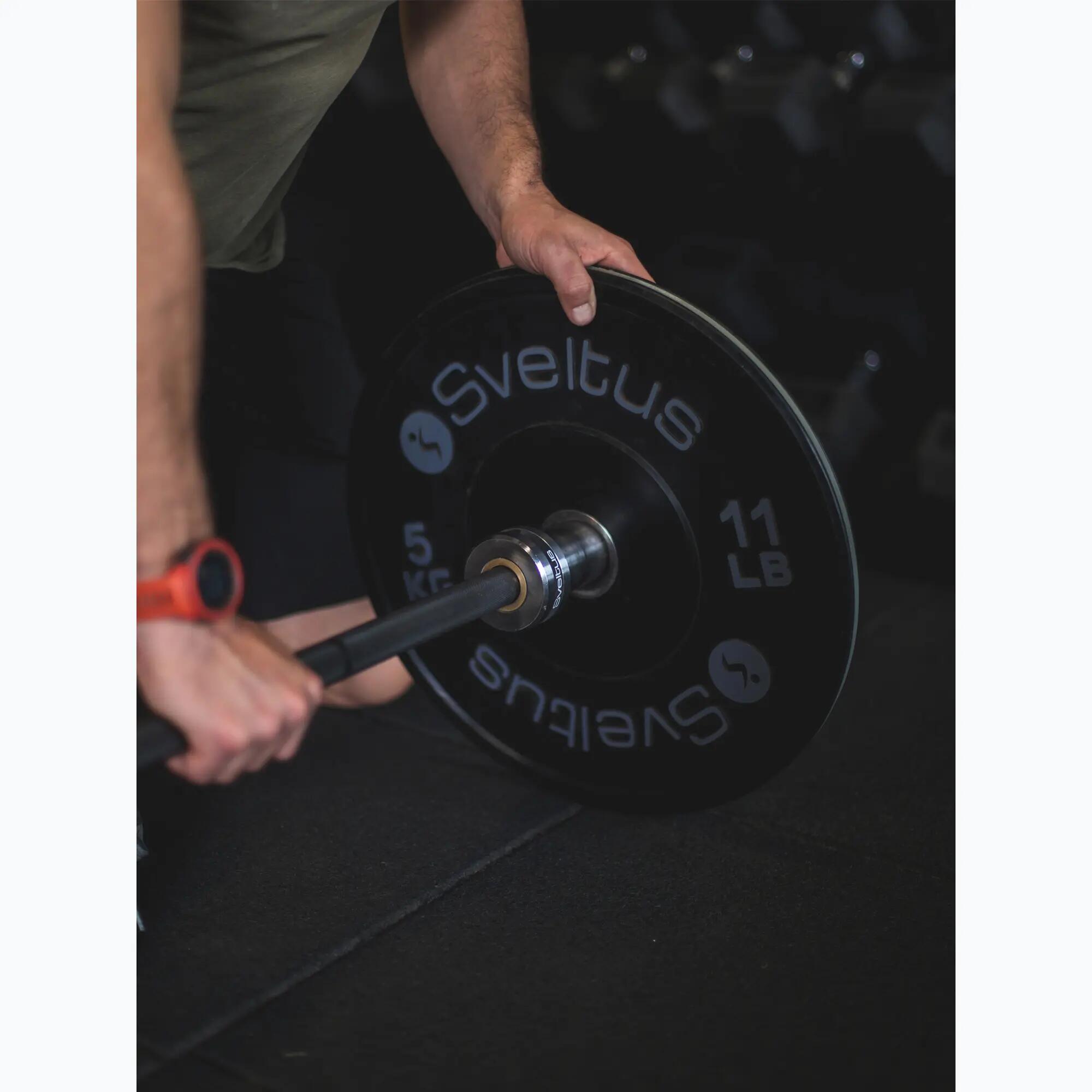 Obciążenie bumperowe olimpijskie Sveltus Training Olympic Disc 5 3/6
