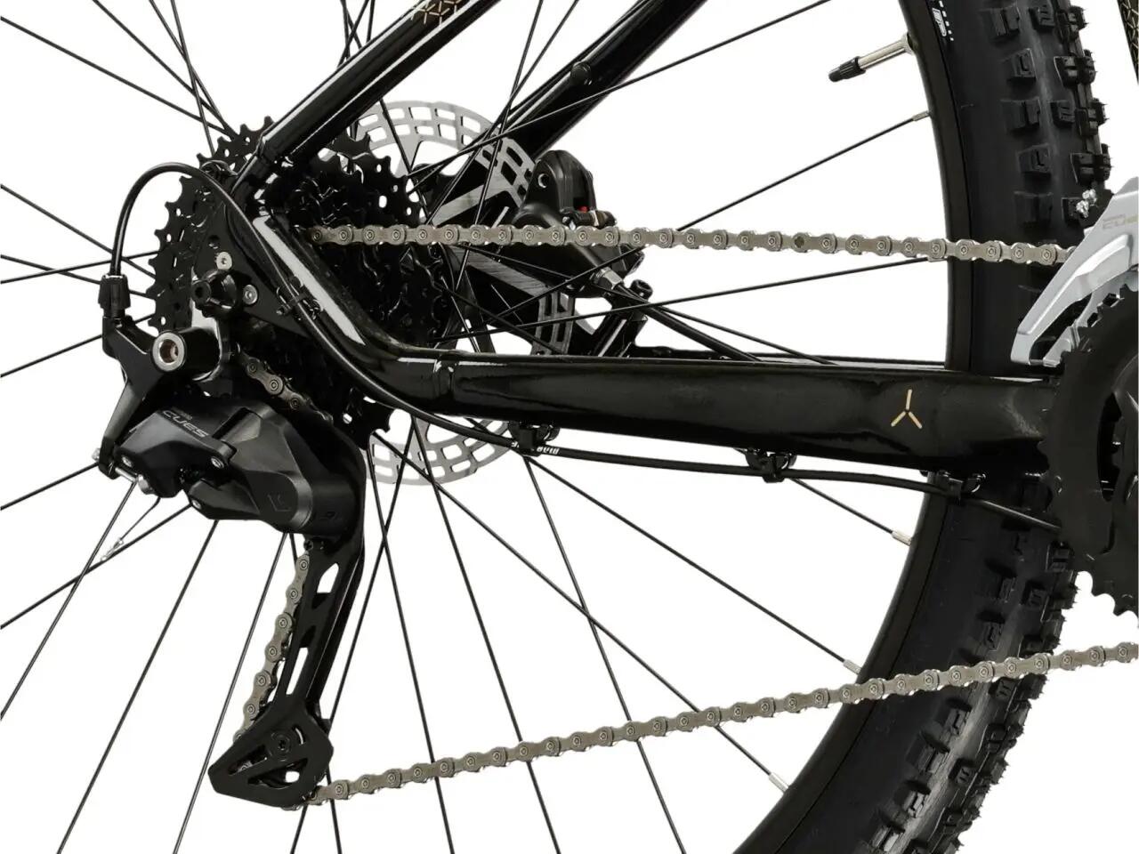 KROSS Lea 5.0 27,5" S(15") MTB 18 biegów CUES czarny/złoty połysk 6/7