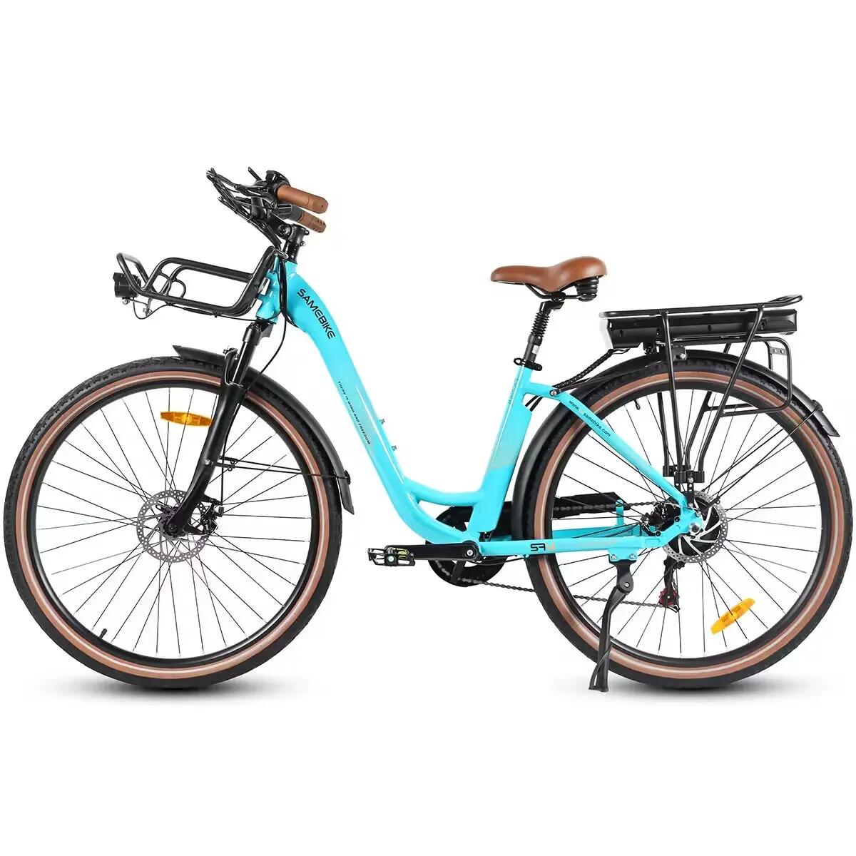 Bici Elettrica RS-A07 28" Batteria 36V 13Ah 80km Città Donna Shimano 7 Marce 4/7