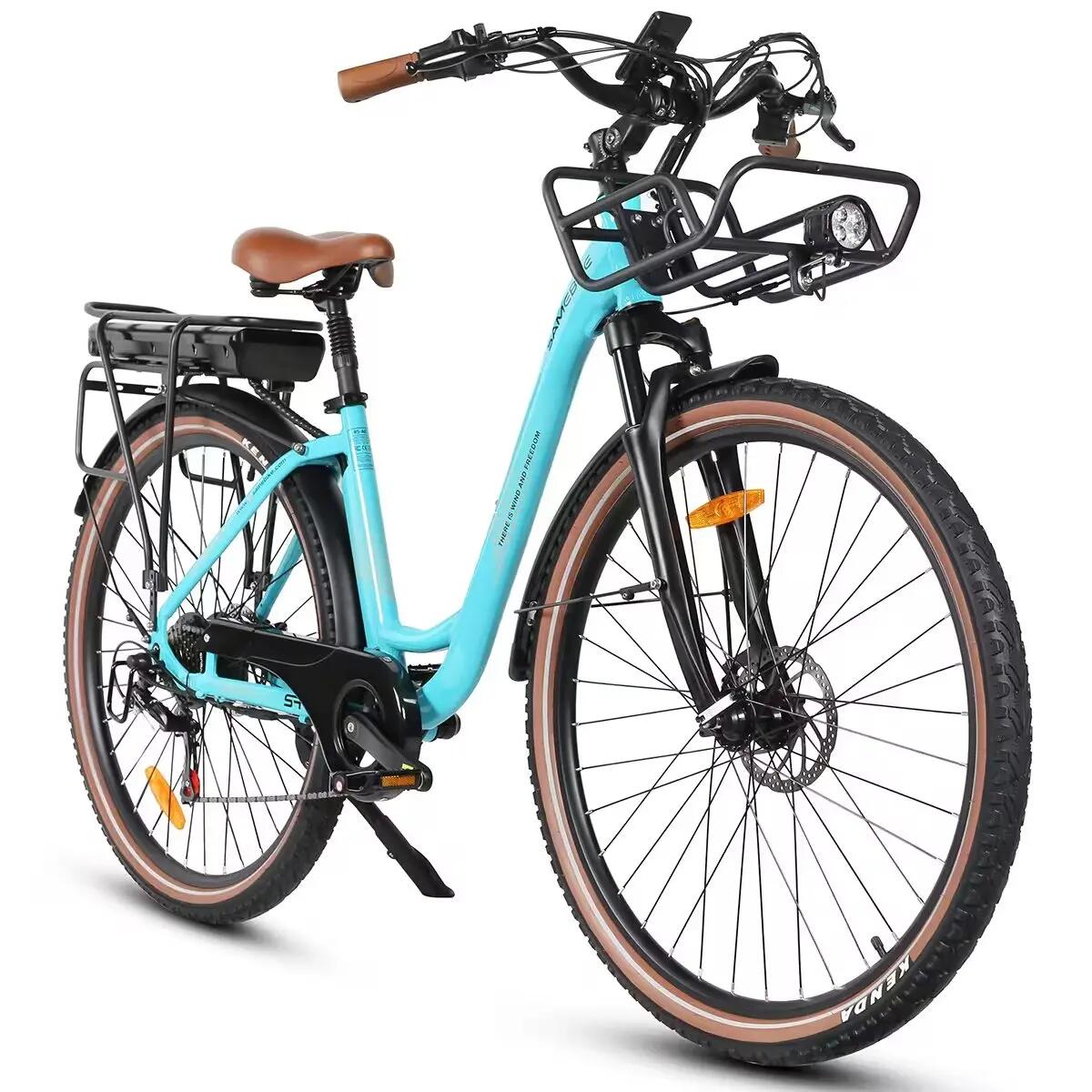 Bici Elettrica RS-A07 28" Batteria 36V 13Ah 80km Città Donna Shimano 7 Marce 3/7