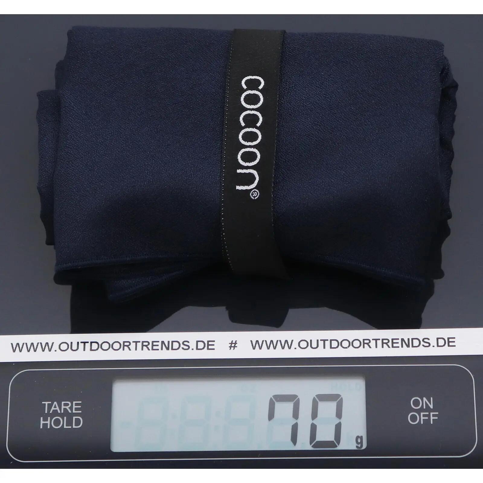 Ręcznik szybkoschnący Cocoon Microfiber Towel Hyperlight XL - lagoon blue 6/7