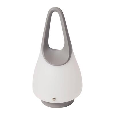 Design tafellamp dimbaar oplaadbaar grijs - human comfort aiglun