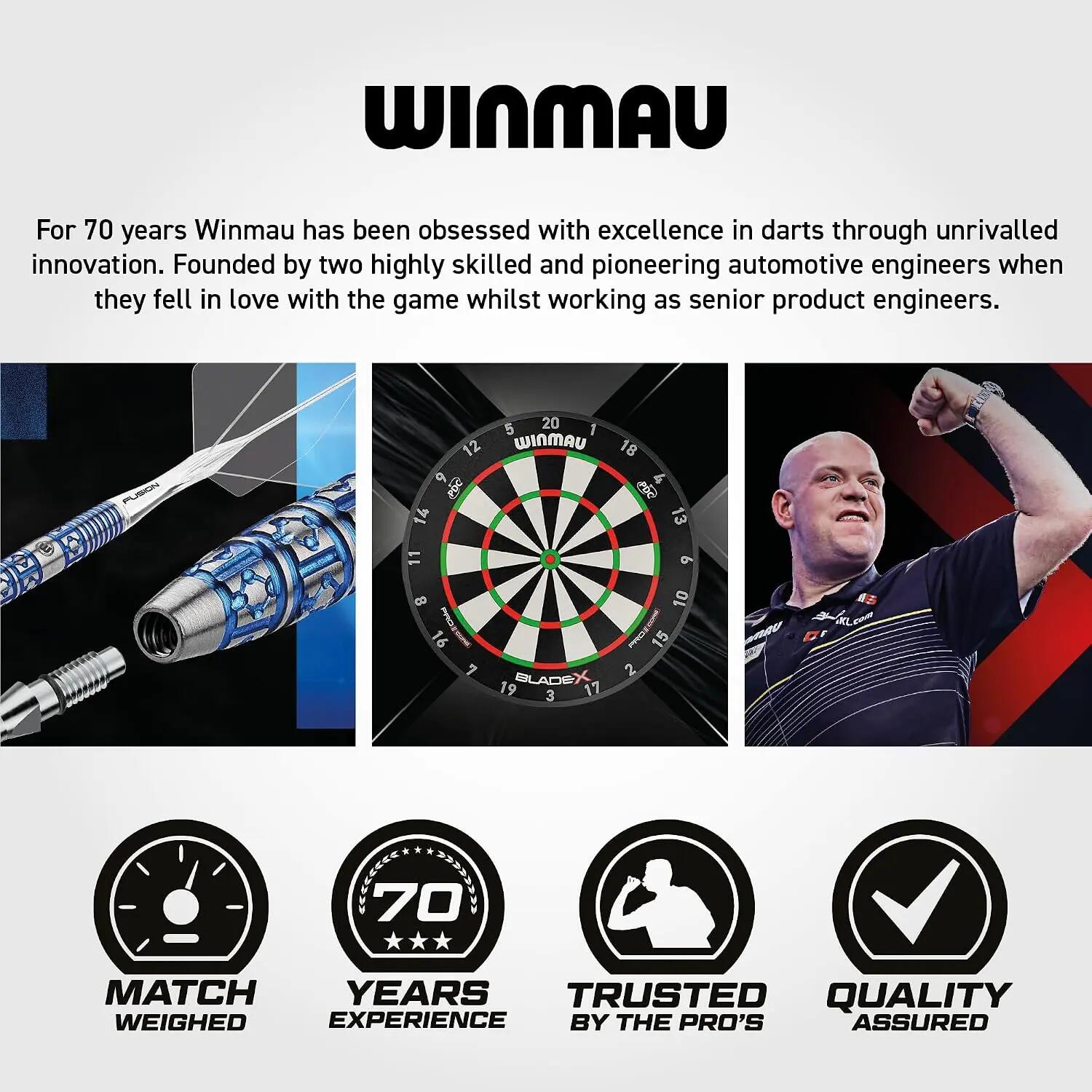 Winmau Dartmatte BladeX Soft Feel mit Oche 6/6