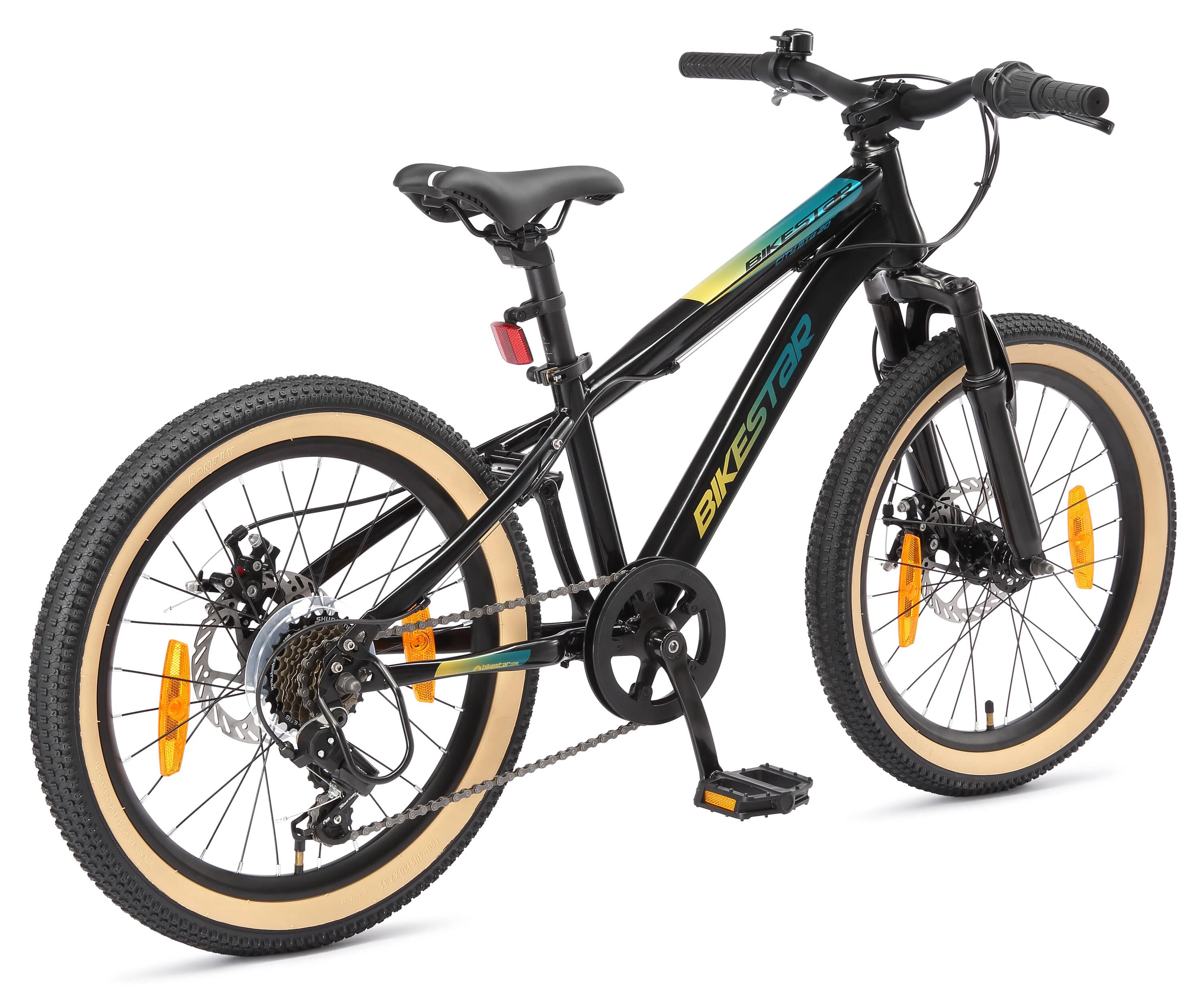 VTT 20" vélo enfant 6 ans, semi-rigide, 7 vitesses, frein à disque 4/7