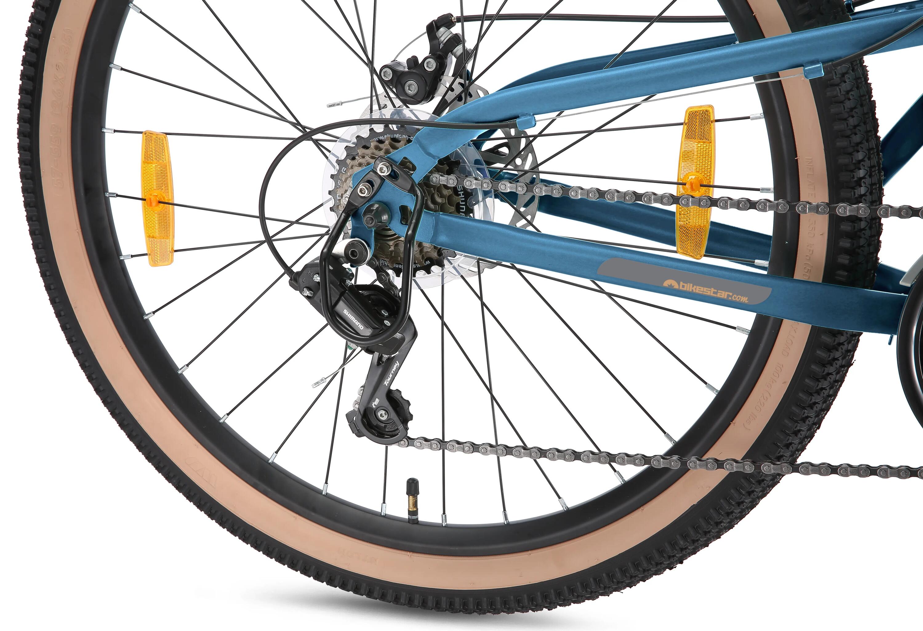VTT 26", tout suspendu, 21 vitesses, frein à disque 5/14