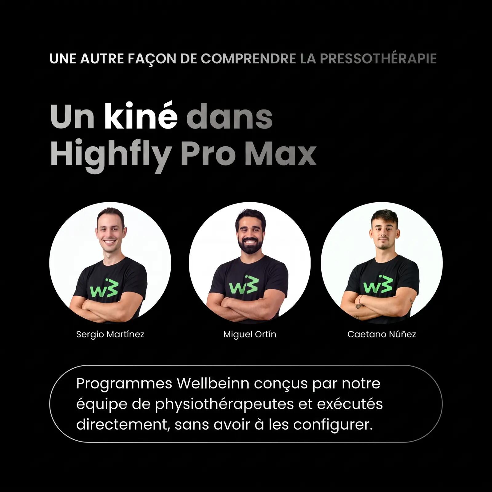 Calças Pressoterapia 6 Câmaras 200 mmHg Anca e Lombar Highfly Pro Max 6/10
