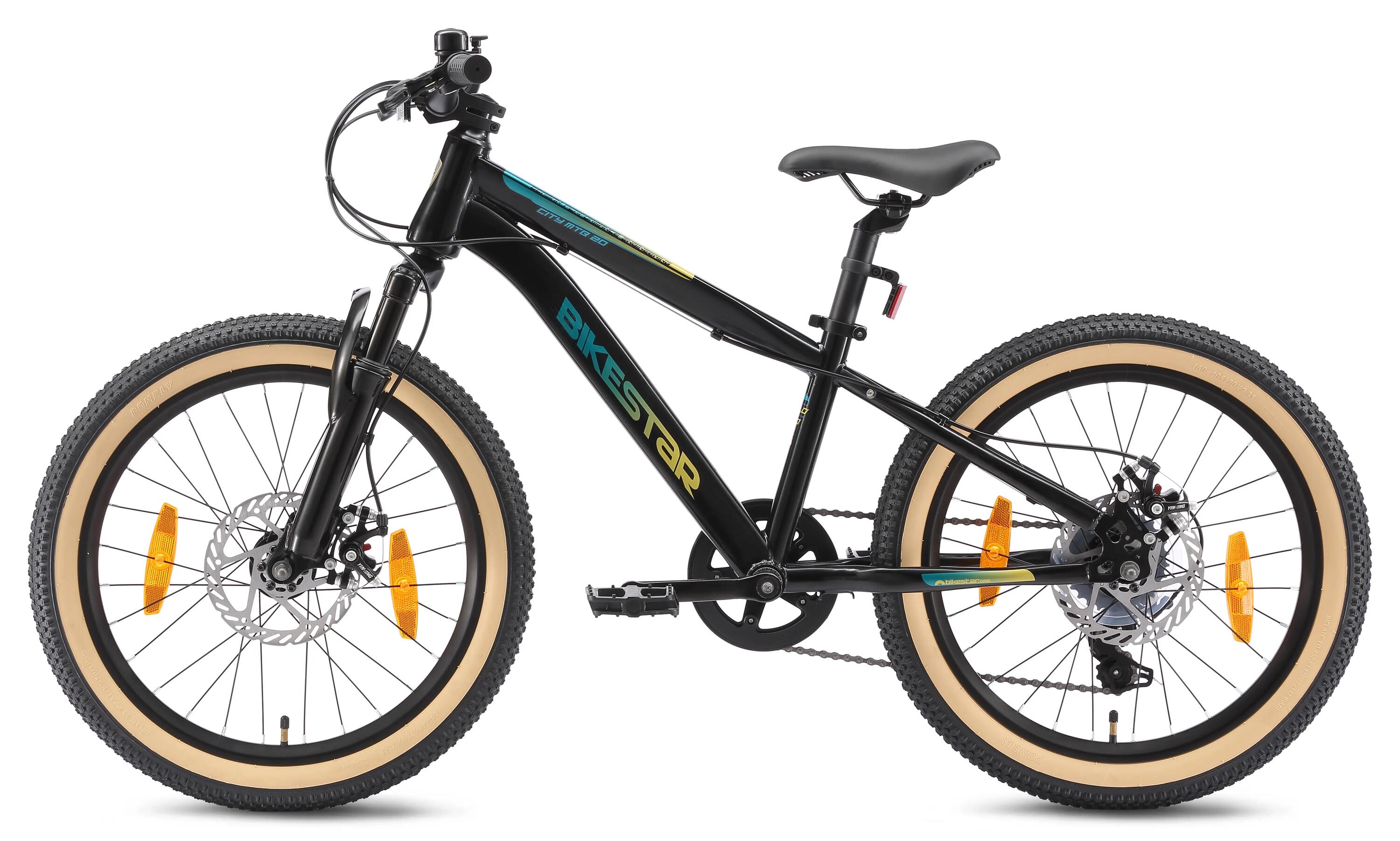 VTT 20" vélo enfant 6 ans, semi-rigide, 7 vitesses, frein à disque 3/7