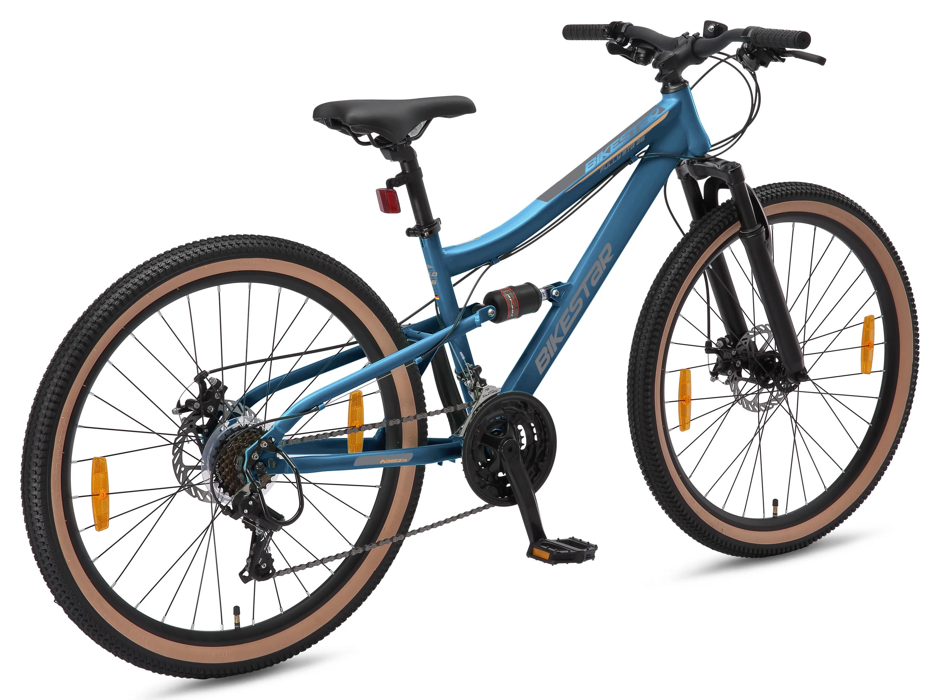 VTT 26", tout suspendu, 21 vitesses, frein à disque 4/14
