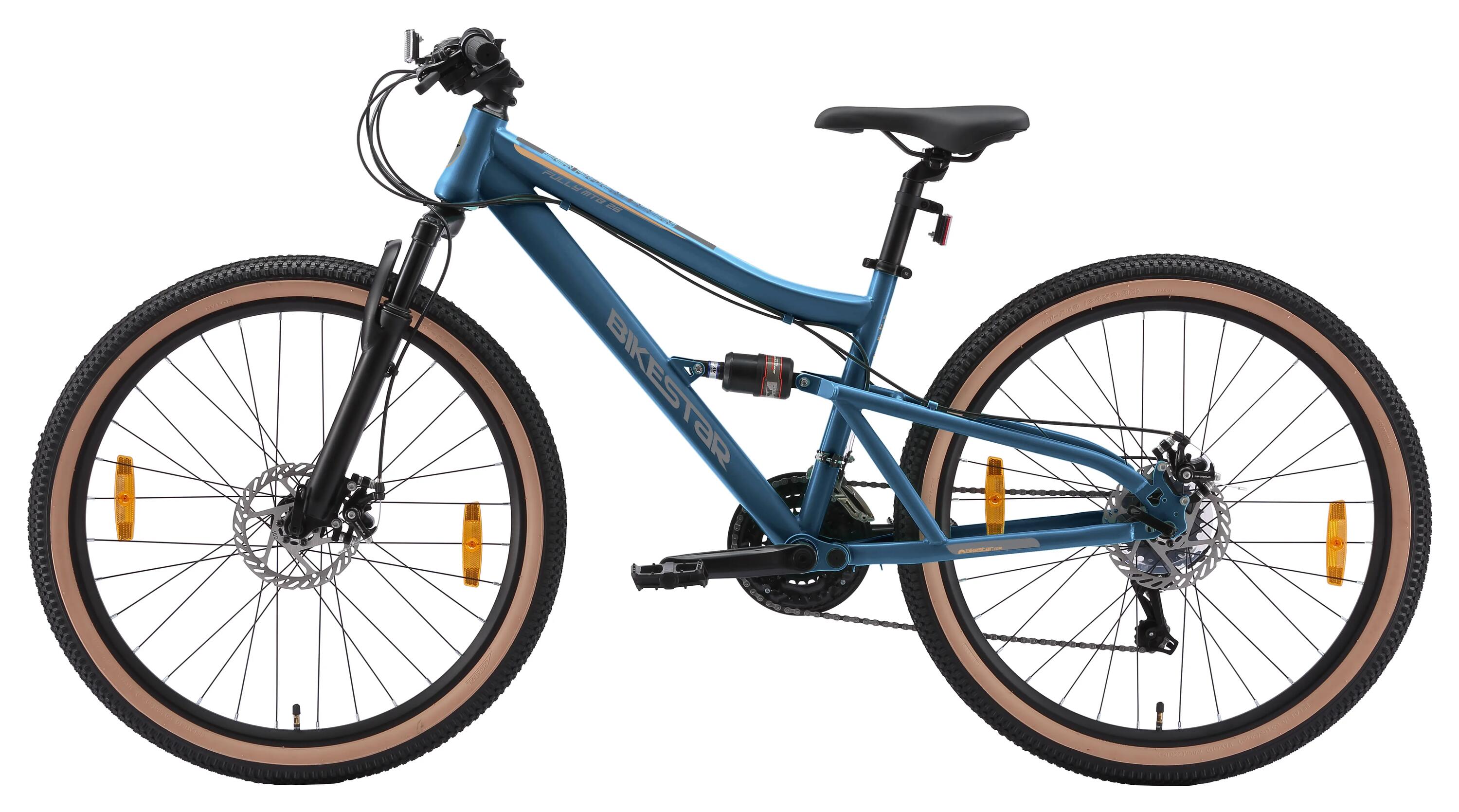 VTT 26", tout suspendu, 21 vitesses, frein à disque 3/14