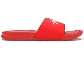 Nike Benassi Stussy Habanero Red 3/3