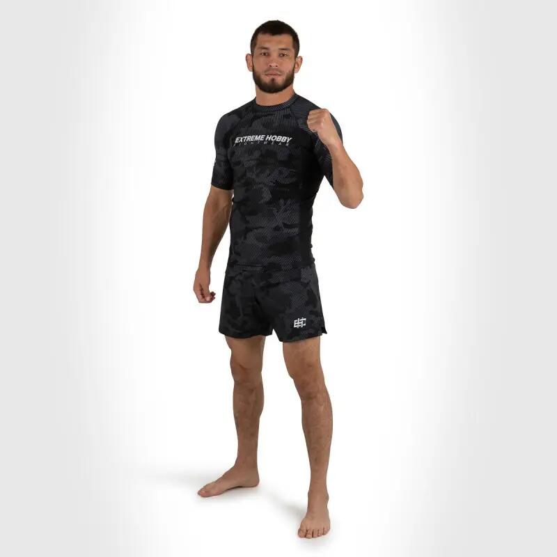 Koszulka Męska Rashguard MMA na Siłownię EXTREME HOBBY HAVOC 7/8