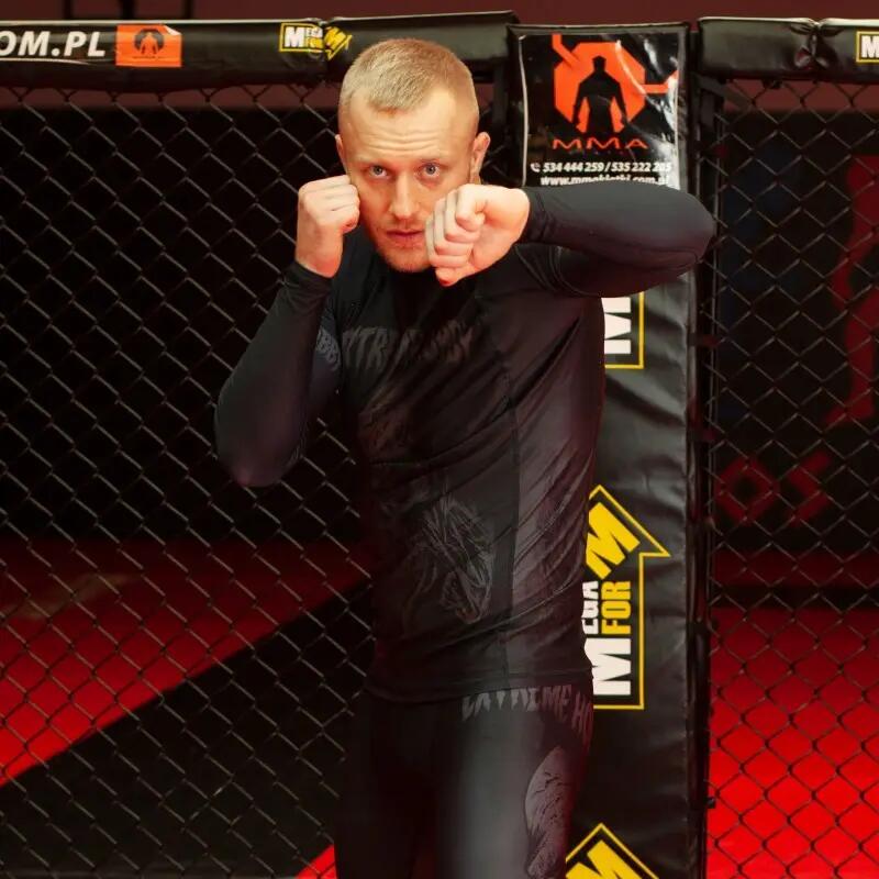 Rashguard met lange mouwen voor heren MMA EXTREME HOBBY NIGHTMARE 2 7/8