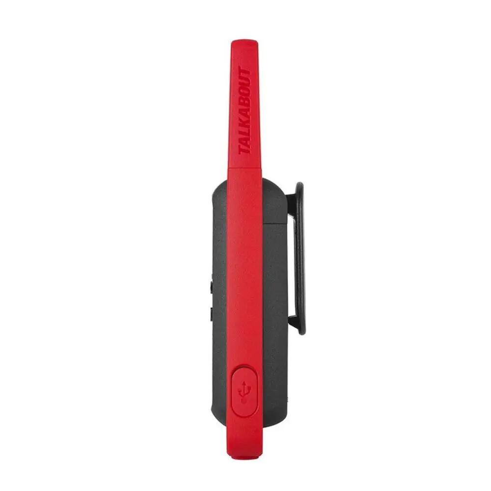 Motorola Talkabout T62 PMR446 Funkgeräte, 2er-Set, Rot, bis 8 km Reichweite 5/7