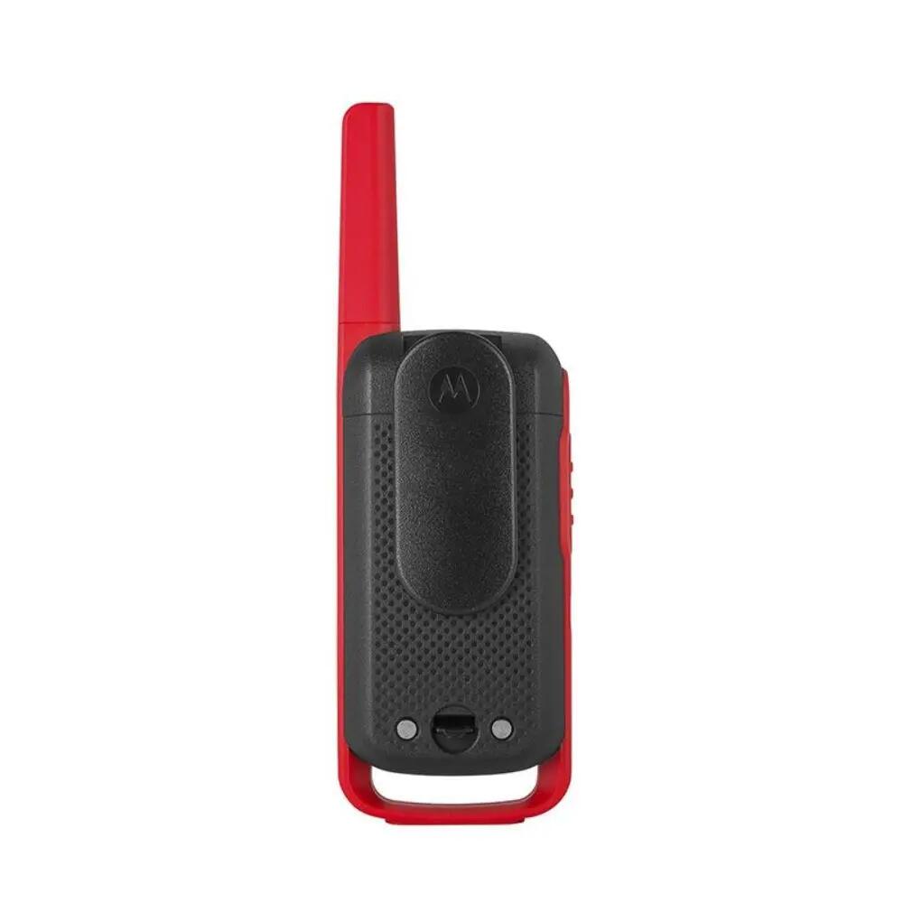 Motorola Talkabout T62 PMR446 Funkgeräte, 2er-Set, Rot, bis 8 km Reichweite 3/7