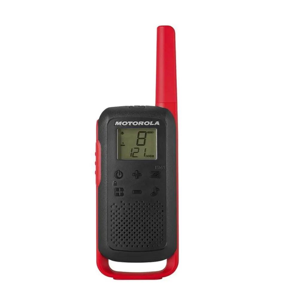Motorola Talkabout T62 PMR446 Funkgeräte, 2er-Set, Rot, bis 8 km Reichweite 2/7