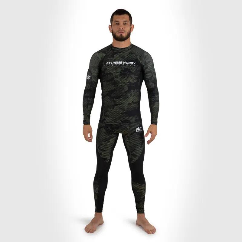 Rashguard à manches longues pour homme MMA EXTREME HOBBY HAVOC 7/8
