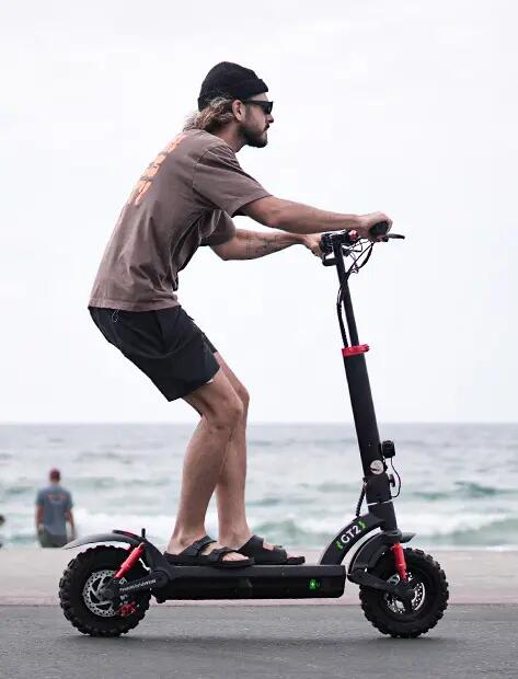 Adulte Mobilité urbaine Trottinette électrique tout-terrain suspension double 9/17