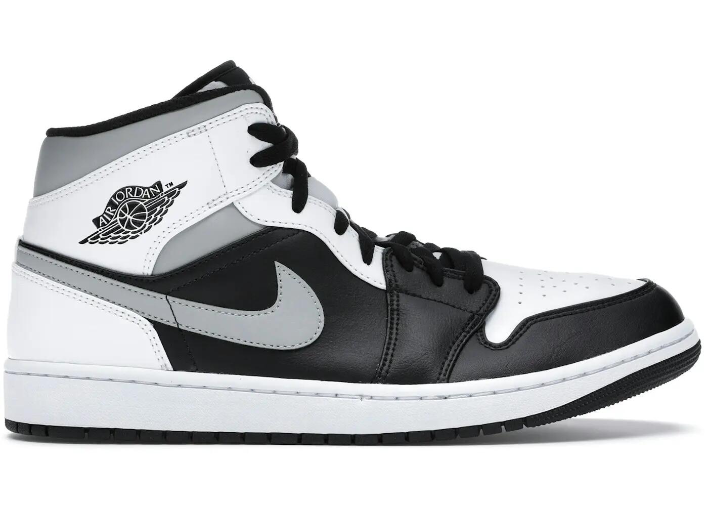 Scarpe - Streetwear - Uomo - Mid-top in pelle, retro - Jordan 1 Mid White Shadow 2/4