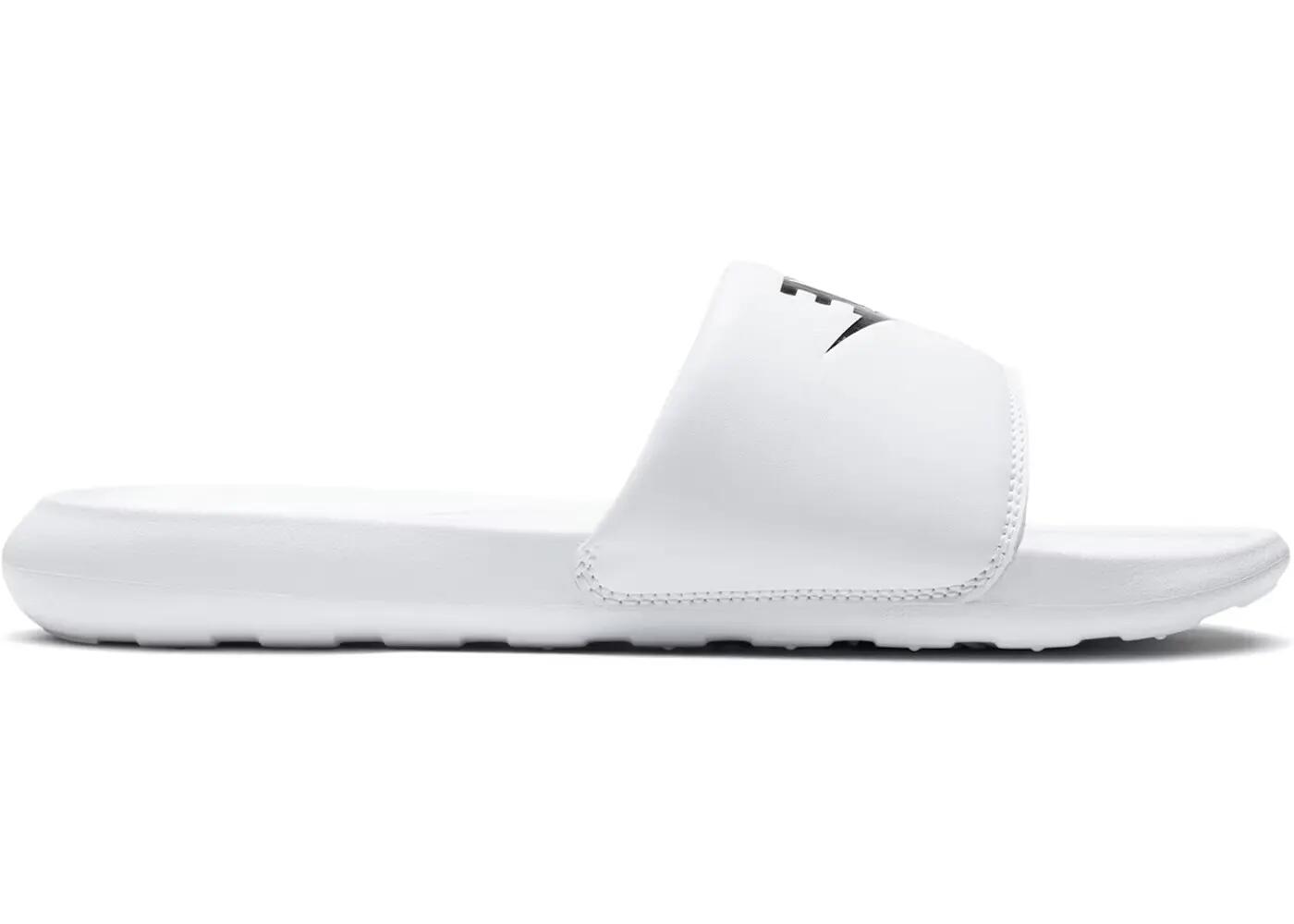 Sandales pour femmes Nike Victori one slide Blanc. 1/3