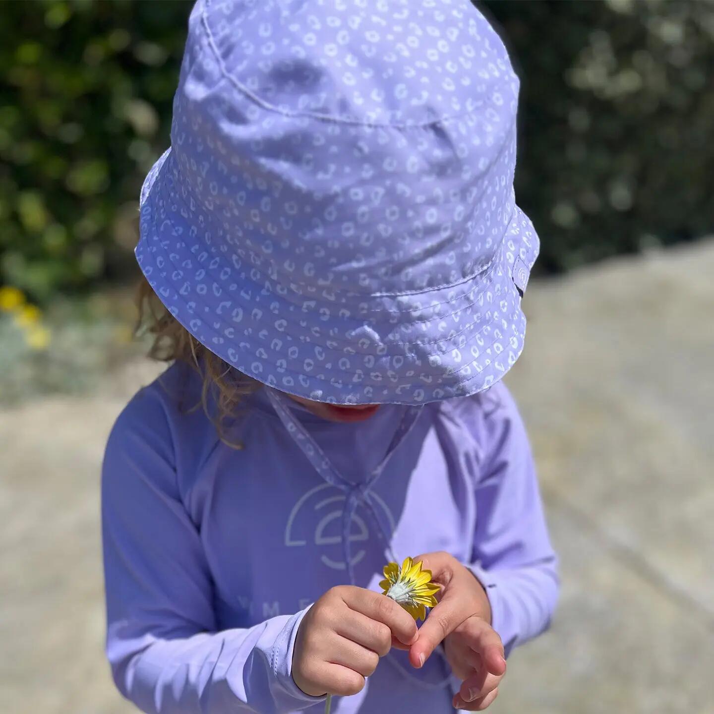 Chapeau de soleil - Lila - Leopard - 4/8 Ans 4/4
