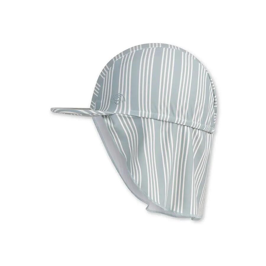 Swim Essentials Cappellino da sole - Verde/Bianco - Resort Stripe - 2/4 anni 1/4