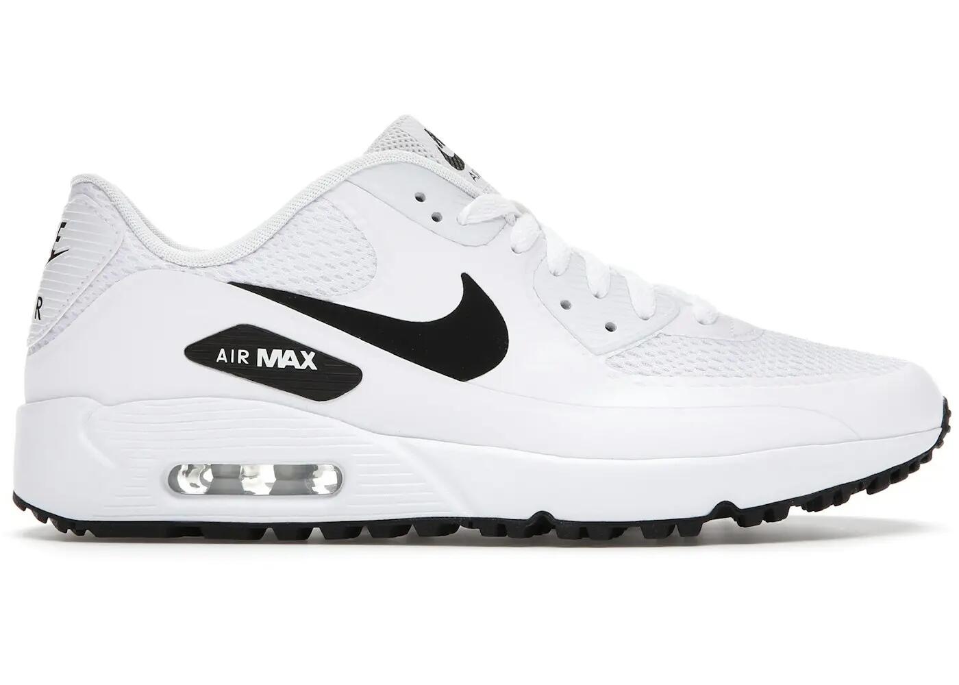 Herren - Golf - Schuhe - Air Max 90 - Weiss/Schwarz 2/3