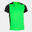 Camiseta Manga Corta Running Niños Joma Record II Verde Flúor