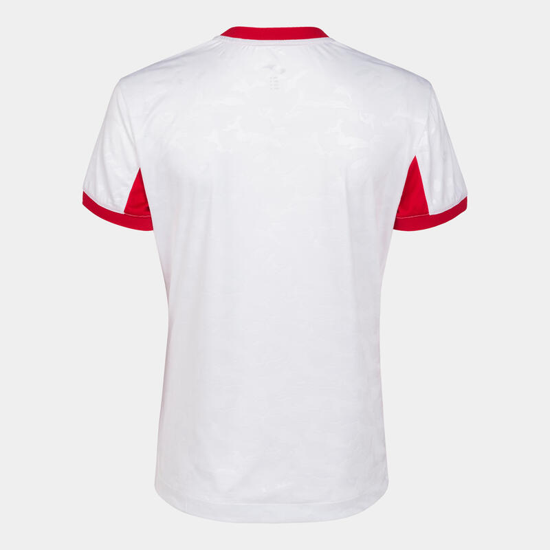 Maillot manches courtes Fille Joma Toletum ii blanc rouge