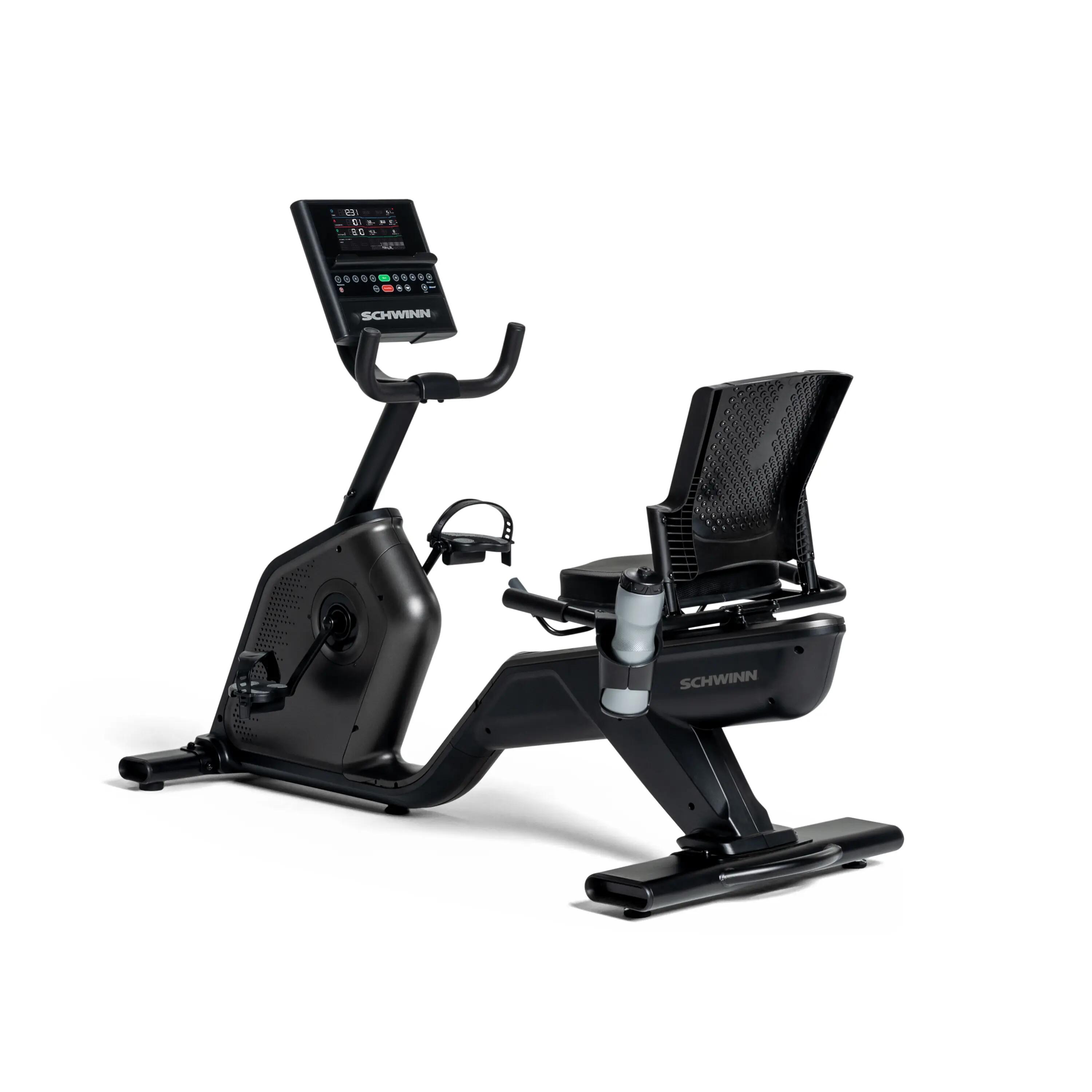 Vélo couché Schwinn 590R 25 niveaux résistance Gris/Noir 1/16