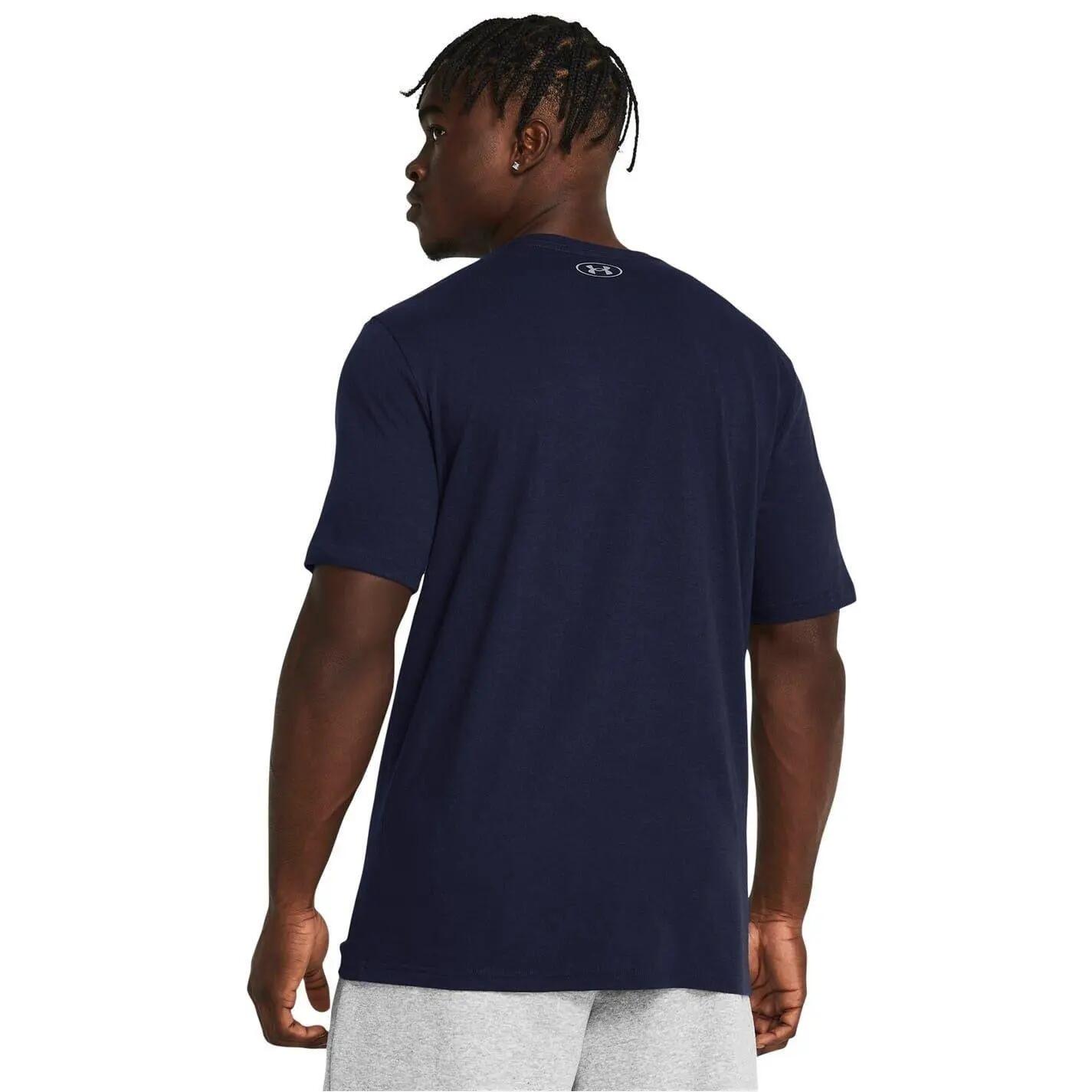 Tshirt Manches Courtes FOUNDATION UPDATES GL Homme (Bleu Marine / Bleu) 3/5