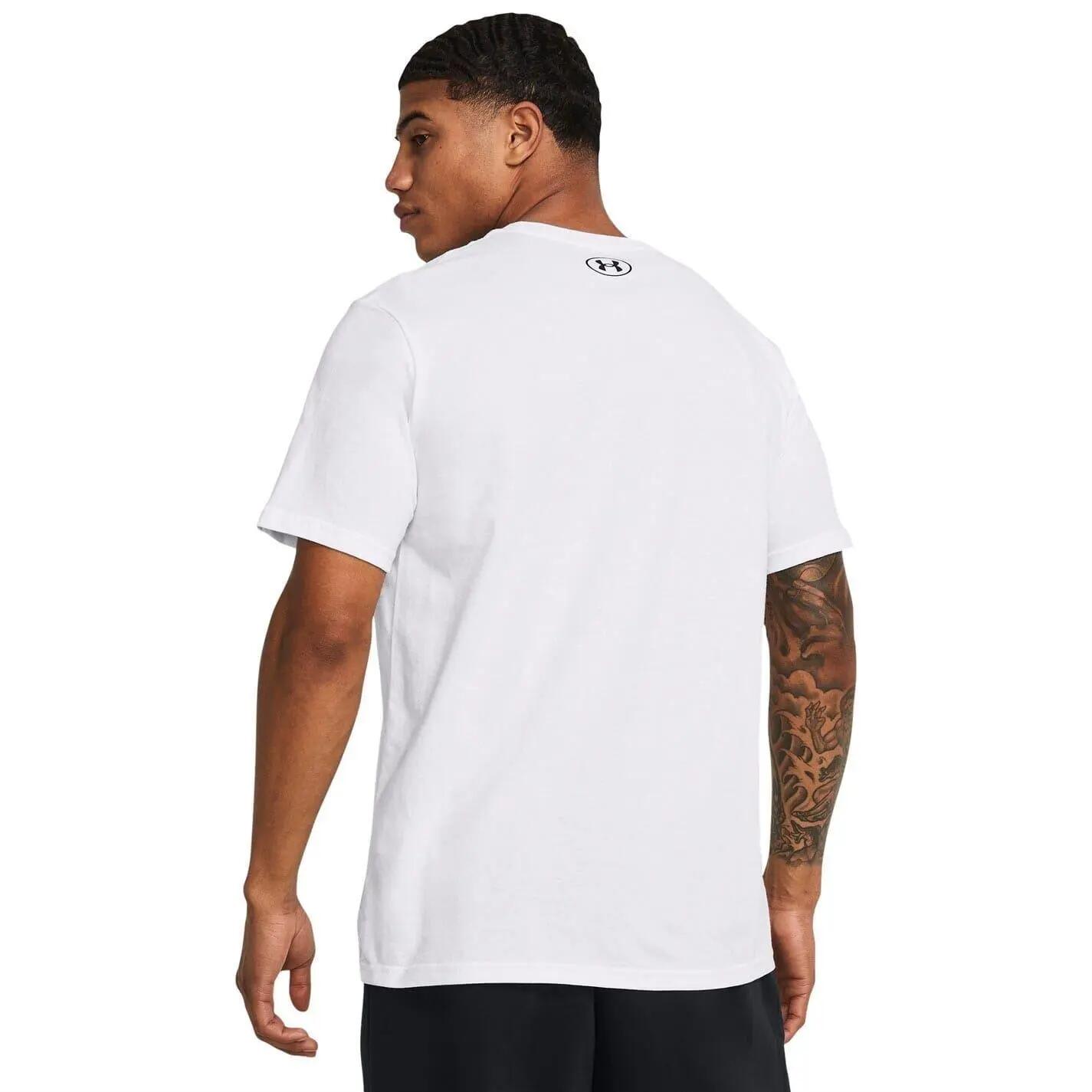 Tshirt Manches Courtes FOUNDATION UPDATES GL Homme (Blanc / Noir) 3/5