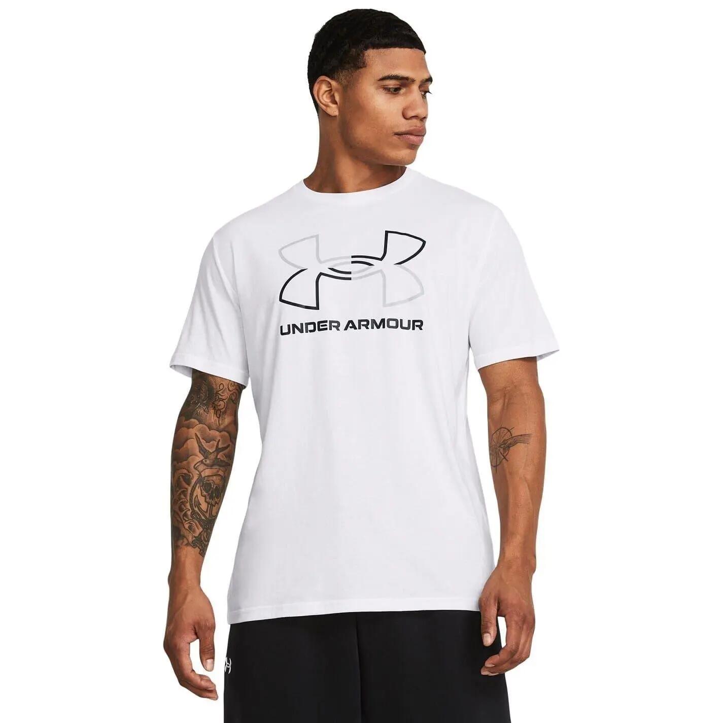 Tshirt Manches Courtes FOUNDATION UPDATES GL Homme (Blanc / Noir) 2/5