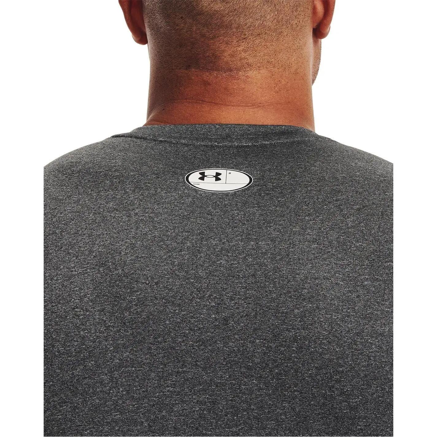 Camiseta de HeatGear Entrenamiento para Hombre Carbón Jaspeado 6/7