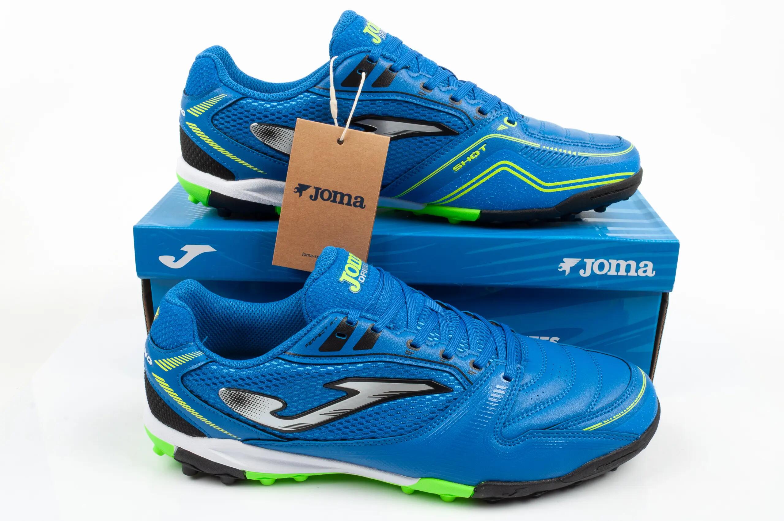 Chuteiras Futebol Adulto Joma Dribling 26 TF Azul 9/9