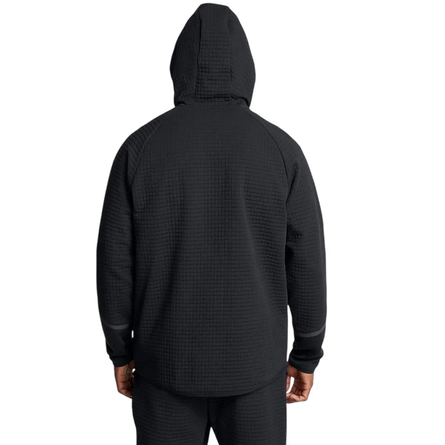 "Unstoppable" Kapuzenjacke für , Strukturiert Herren Schwarz 4/4
