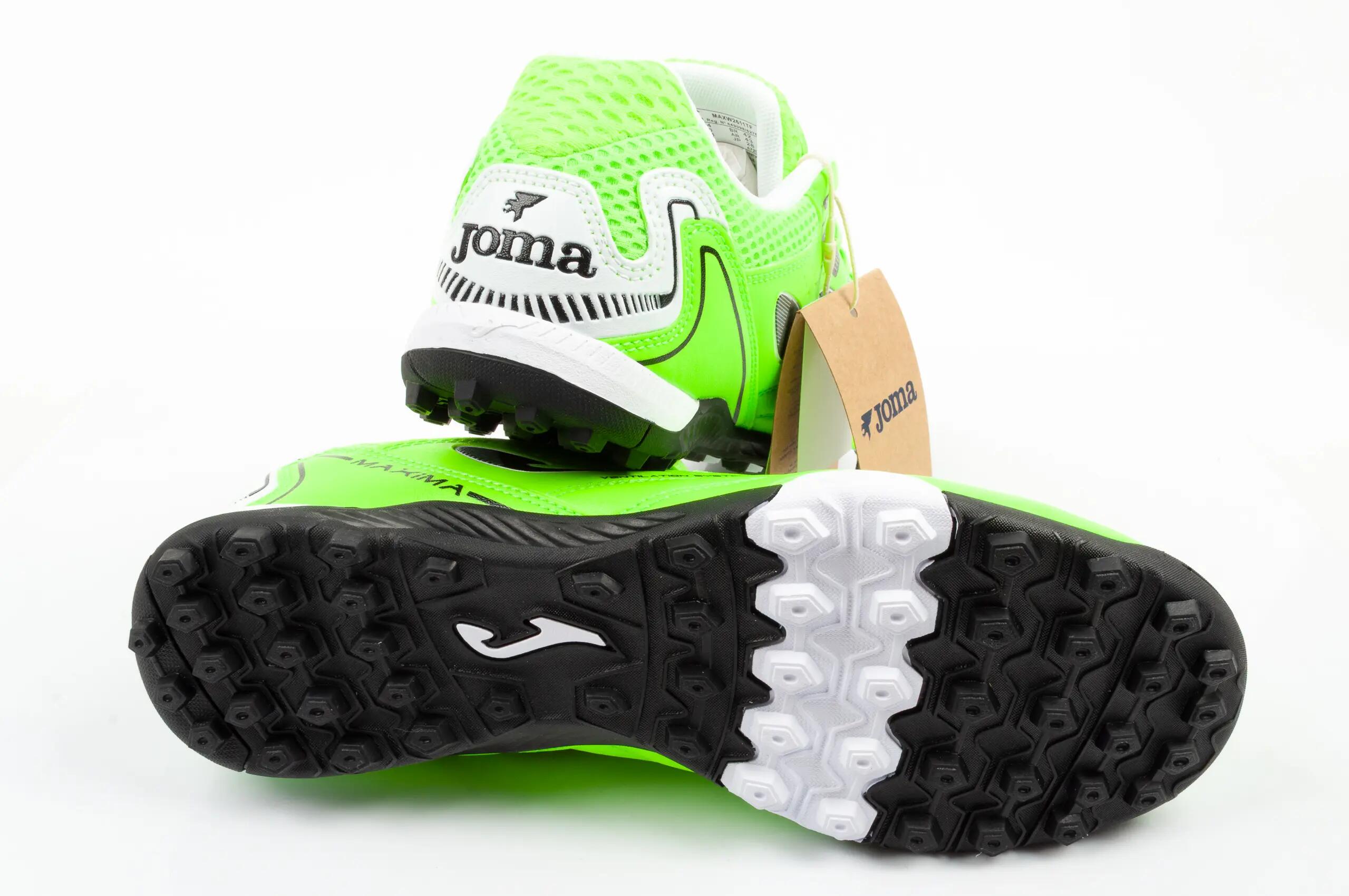 Chuteiras Futebol Adulto Joma Maxima 26 TF Verde Fluor 8/9
