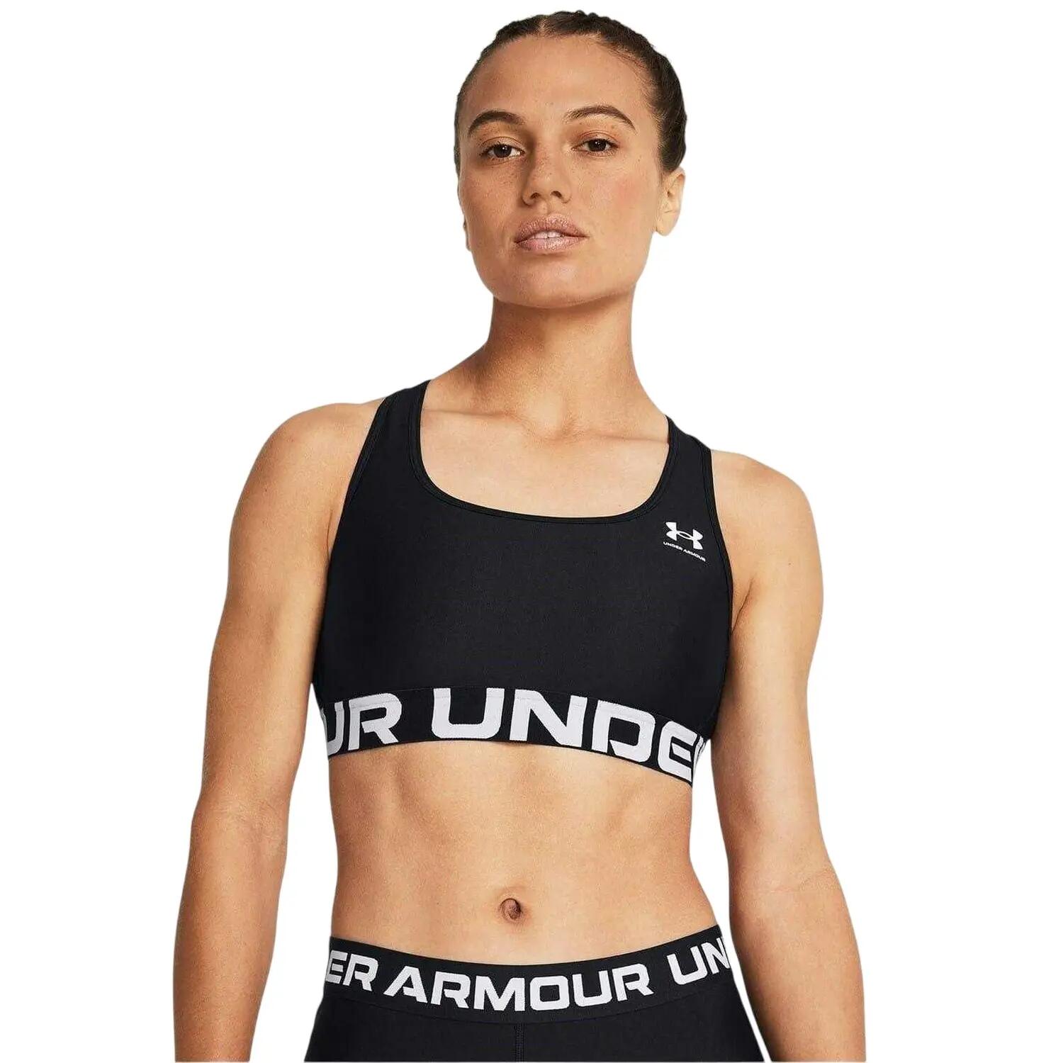 Sujetador Deportivo de HeatGear para Mujer Negro 4/5