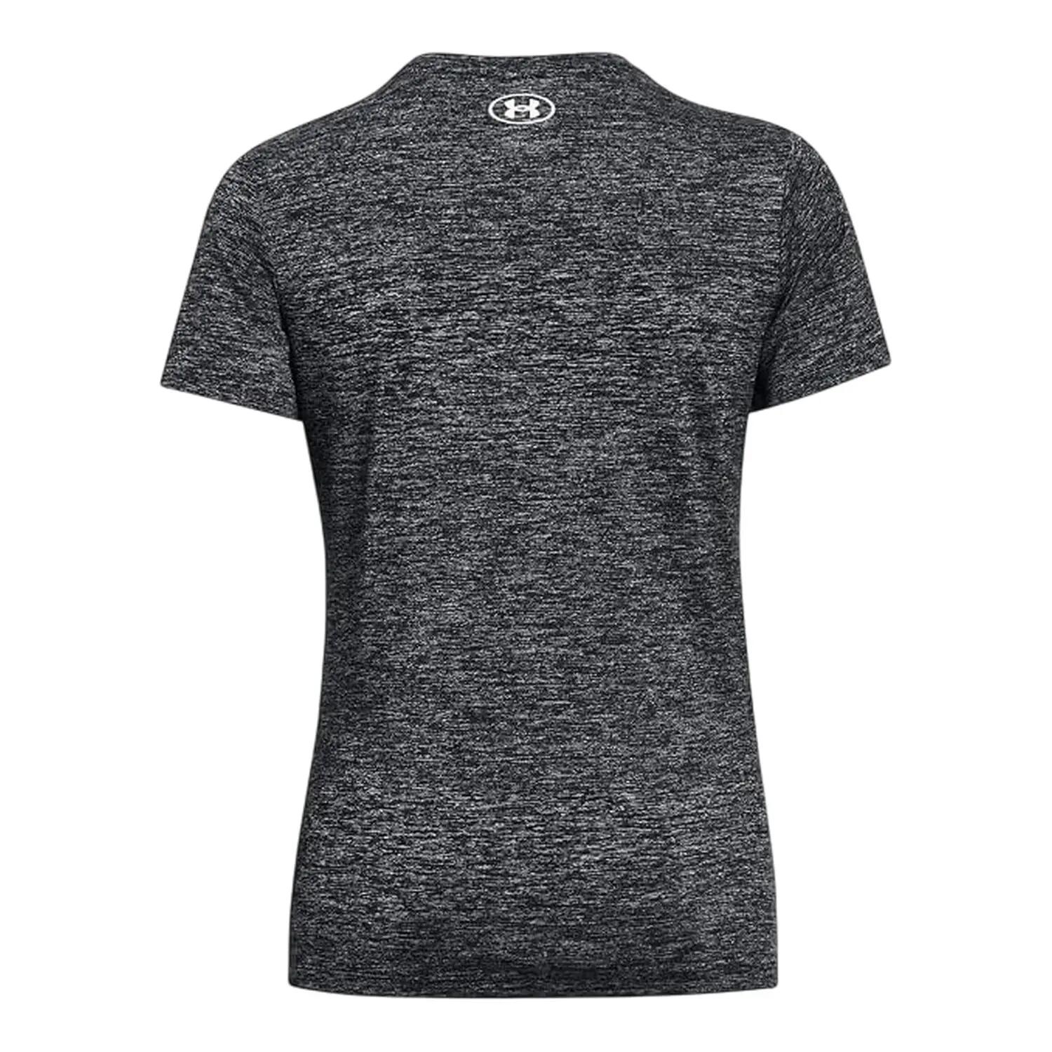 Tshirt Manches Courtes Motif/style À Nœud Femme (Noir Chiné) 3/5