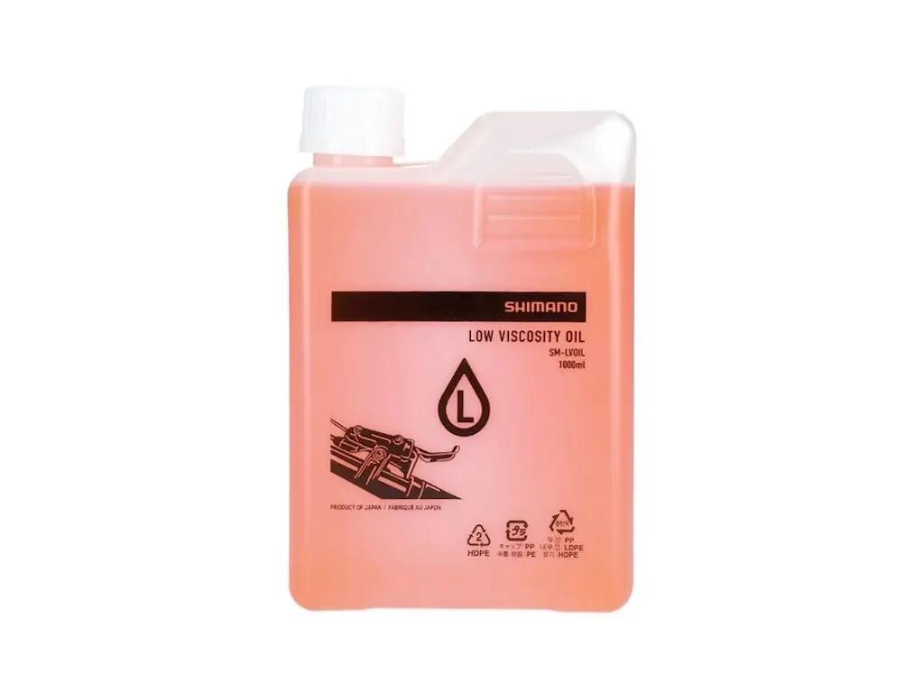 Liquide de Frein / Huile Minérale Shimano Low Viscosity Oil SM-LVOIL 1L 2/2