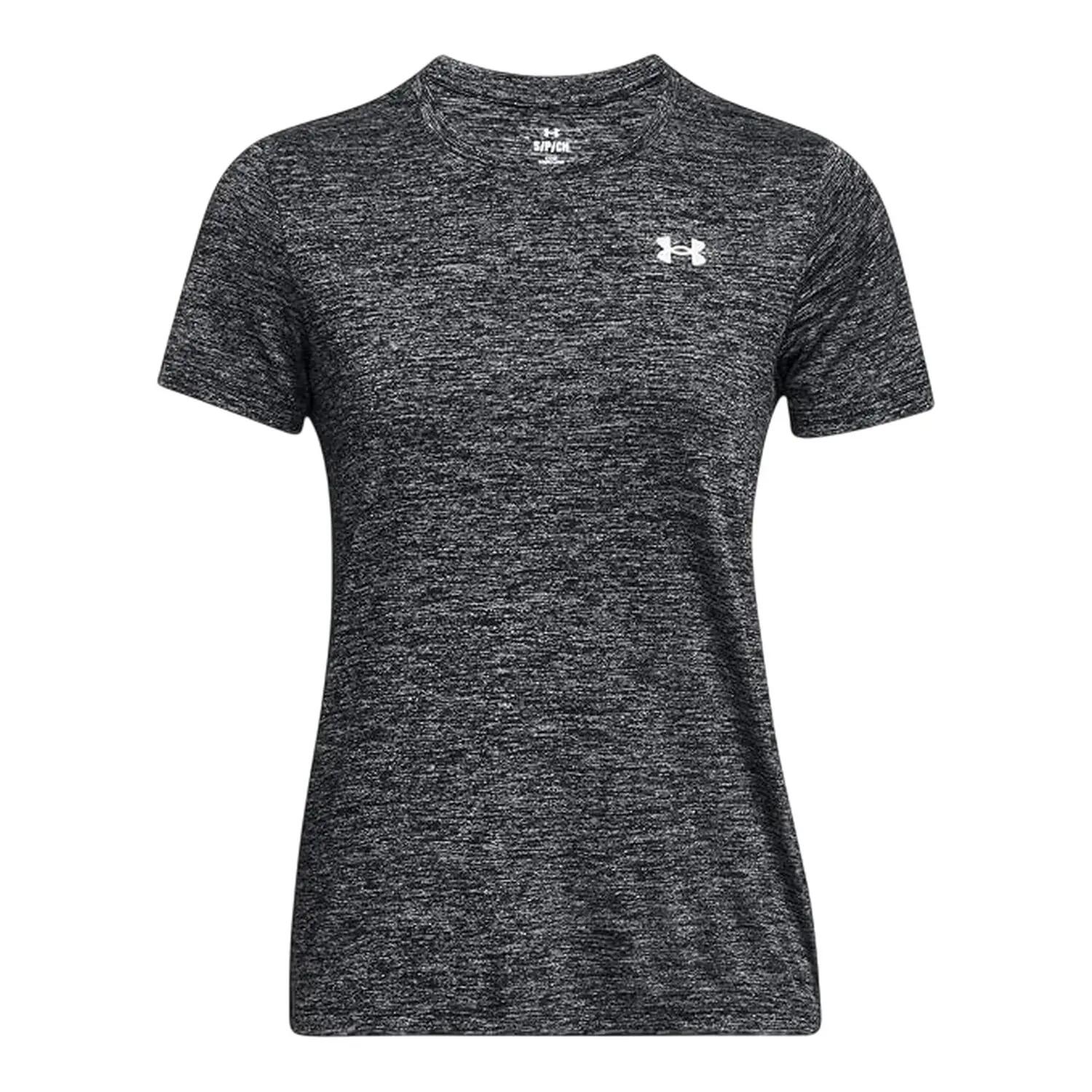Tshirt Manches Courtes Motif/style À Nœud Femme (Noir Chiné) 2/5