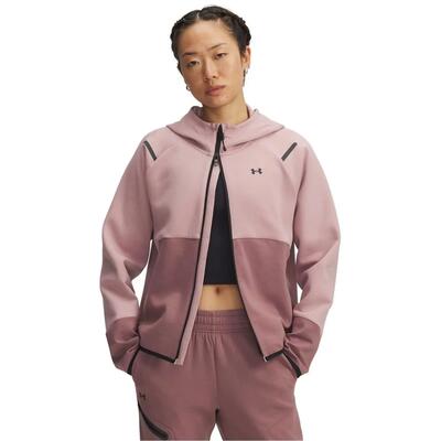 Damessweatjack ‘unstoppable’ in twee kleuren (roze/zwart)